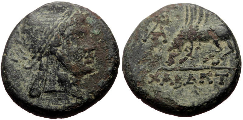 Pontos, Chabacta, AE (Bronze, 12.10 g, 22.6 mm), time of Mithradates VI Eupator ...