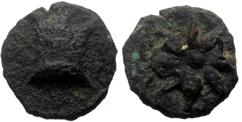 Pontos, Uncertain (Amisos?) AE (Bronze, 3.48g, 17mm) Time of Mithradates VI, ca ...