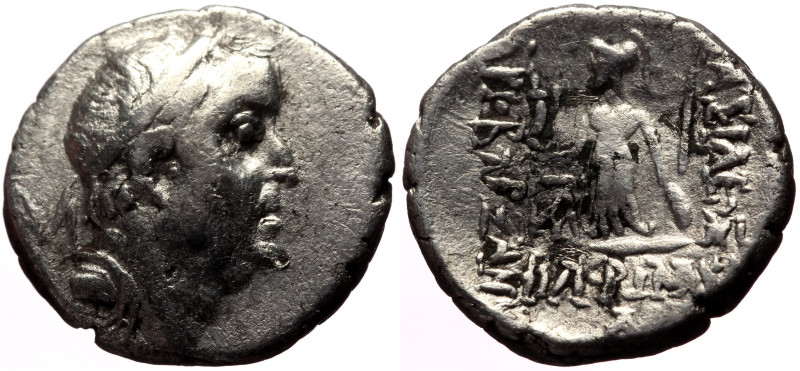 Kings of Cappadocia, Ariobarzanes I Philoromaios (96-63 BC), drachm (Silver, 17....