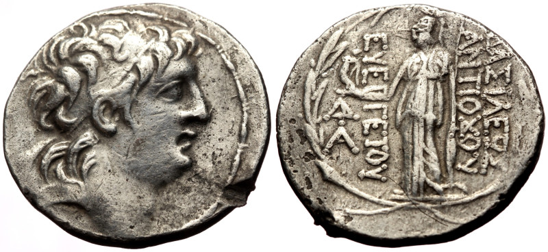 Seleukid Kings of Syria, Antiochos VII Euergetes (Sidetes) (138-129 BC) AR Tetra...