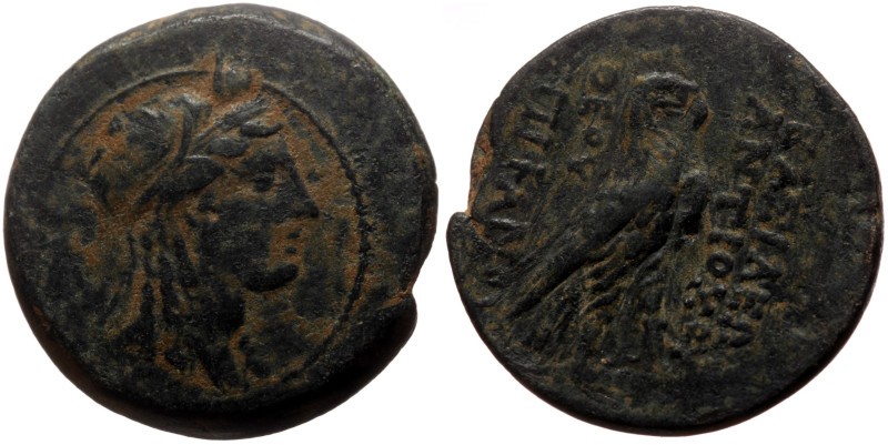 Seleukid Kings of Syria, Antiochos IV Epiphanes (175-164 BC) AE (Bronze, 19.11g,...