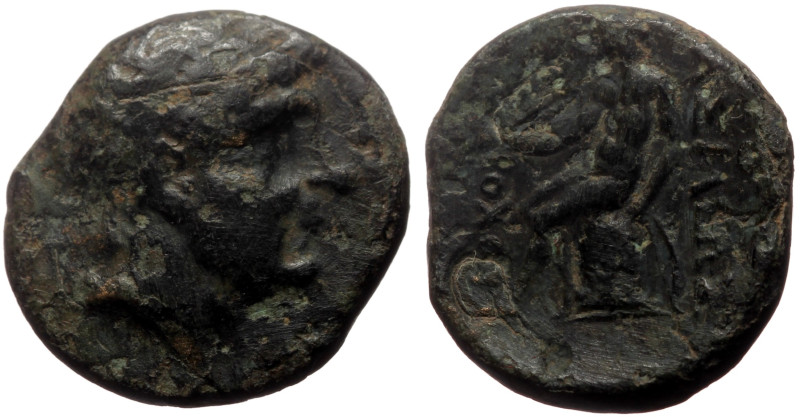 Seleukid Kings of Syria, Antiochos I Soter (281-261 BC) AE (Bronze 3.68g, 16mm) ...