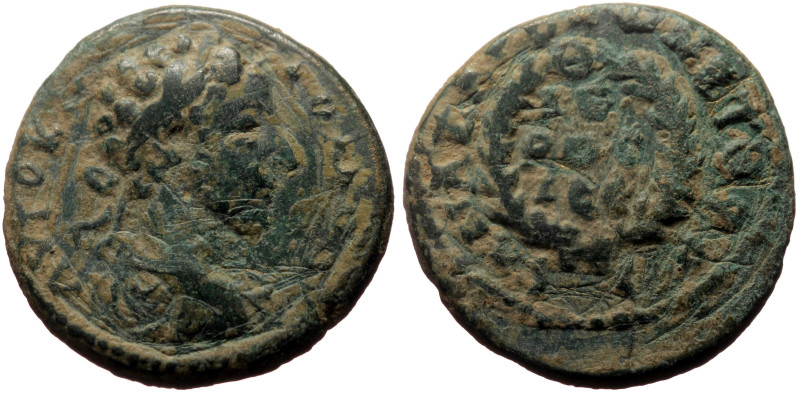 Cilicia, Anazarbos, Commodus (177-192), AE (Bronze, 6.37 g, 26.4 mm).
Obv: ΑVΤΟ ...