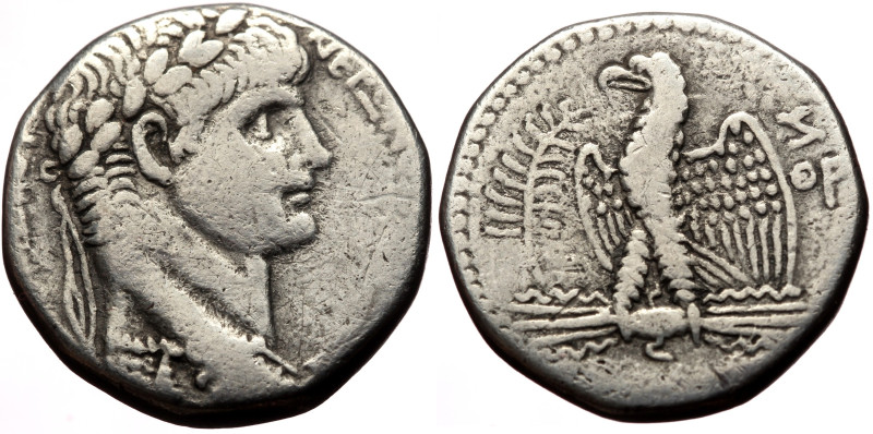 Syria, Antioch AR Tetradrachm (Silver, 11.04g, 24mm) Nero (54-68) Issue: Years 7...