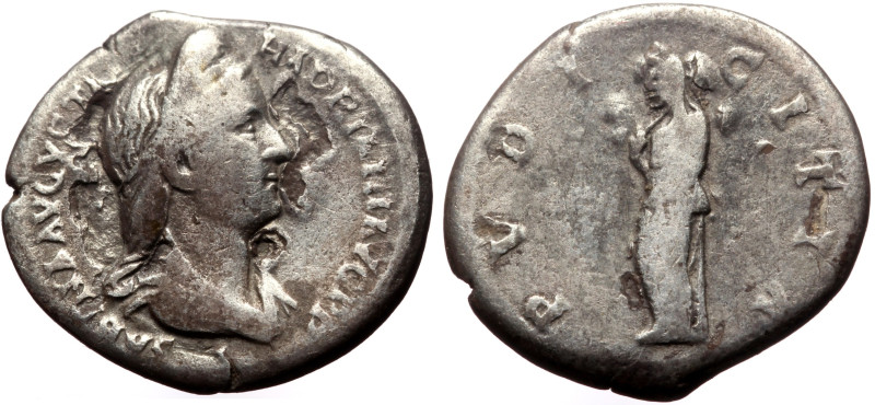 Sabina (Augusta, 128-136/7) AR Denarius (Silver, 2.91g, 18mm) Rome. 
Obv: SABINA...