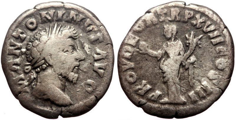 Marcus Aurelius (161-180) AR Denarius (Silver, 2.72g, 18mm) Rome, 162-163 
Obv: ...