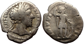 Marcus Aurelius (161-180) AR Denarius (Silver, 19mm, 2.88g) Rome, 172-173. 
Obv: M-ANTONINVS-AVG TR P XXVI, laureate head of Marcus Aurelius right 
Re...