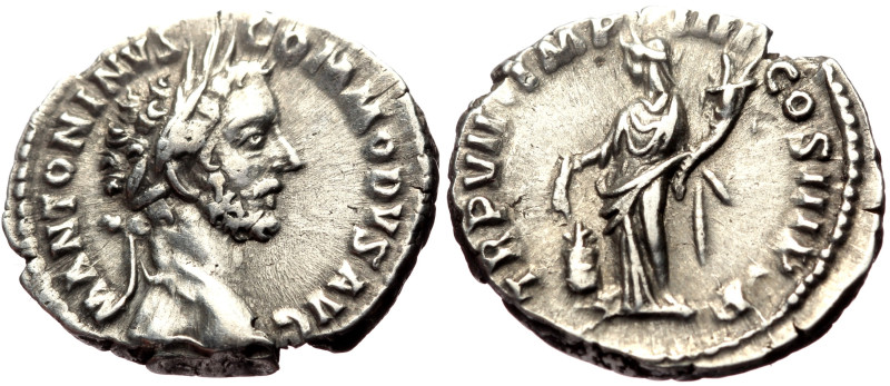 *Just 13 specimens recorded by acsearch*
Commodus (177-192) AR Denarius (Silver,...