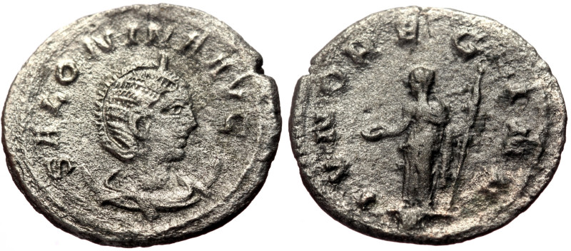 Salonina (wife of Gallienus) AR Antoninianus (Silver, 2.77g, 23mm) Rome, 257-258...