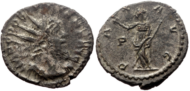 Postumus (260-269) AR/Bl Antoninianus (Silvered billon, 2.87g, 20mm) Treveri.
Ob...