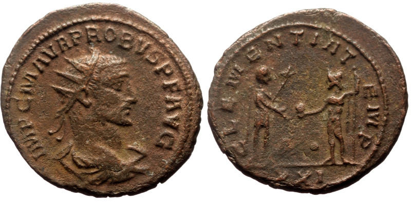 Probus (276-282) AE Antoninianus (Bronze, 4.11g, 22mm) Antioch 
Obv: IMP C M AVR...