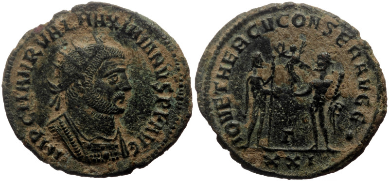 *Never recorded by acsearch*
Maximianus Herculius (286-305) AE (Bronze, 3.51g, ...