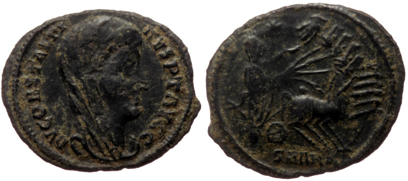 Divus Constantine I (Died 337) AE (Bronze, 0.93g, 16mm) Nicomedia, 1st officina,...