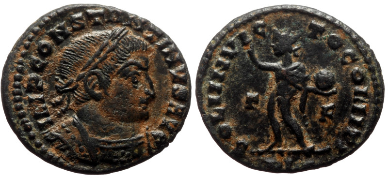 Constantine I the Great (307-337) AE (Bronze, 3.15g, 20mm) Lugdunum (Lyon)
Obv:...