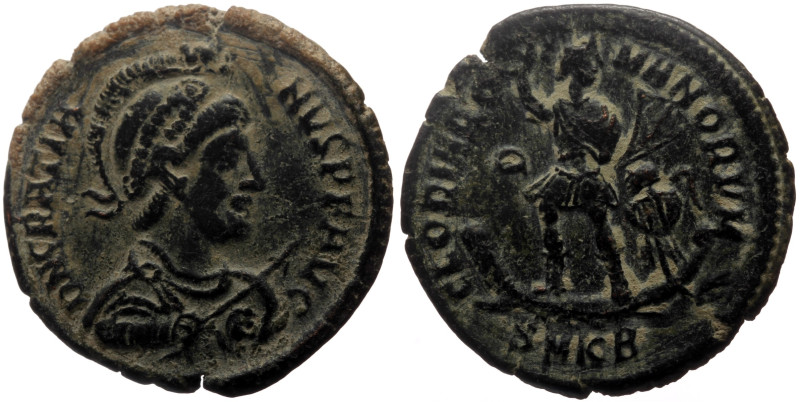 Gratian (367-383) AE (Bronze, 4.82g, 24mm) Cyzicus, 378-383. 
Obv: D N GRATIANVS...