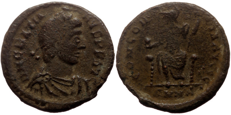 Gratian (367-383) AE (Bronze, 2.70g, 18mm) Nicomedia, 378/383.
Obv: D N GRATIAN...