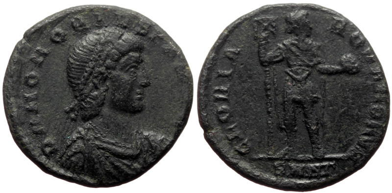 Honorius (393-423) AE (Bronze, 4.77g, 21mm) Heraclea.
Obv: DN HONORIUS PF AVG, D...