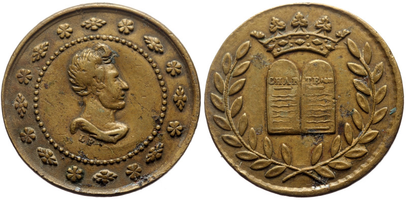 France, unidentified AE Jeton (Bronze, 8.74g, 27mm)