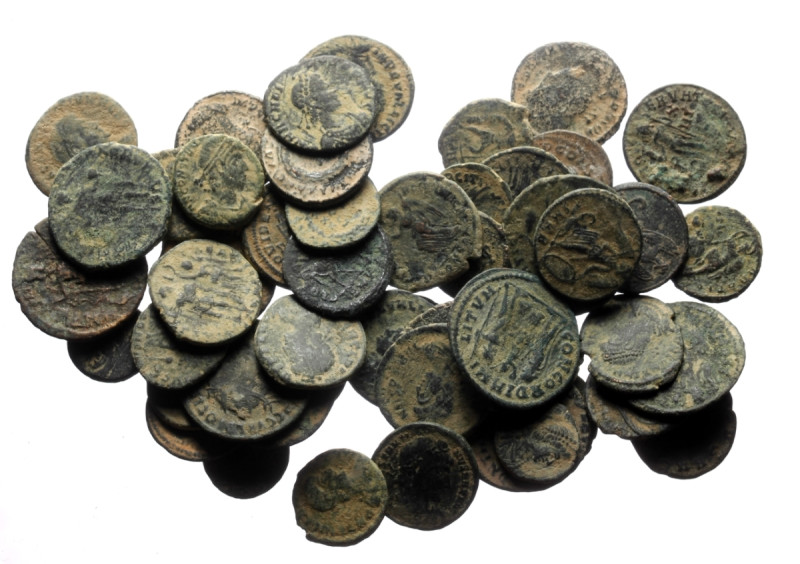 30 Roman bronze coins (127.62g)