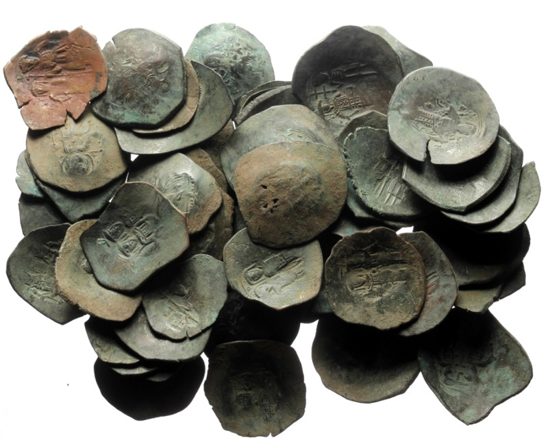 58 Byzantine Bronze coins (159.16g)