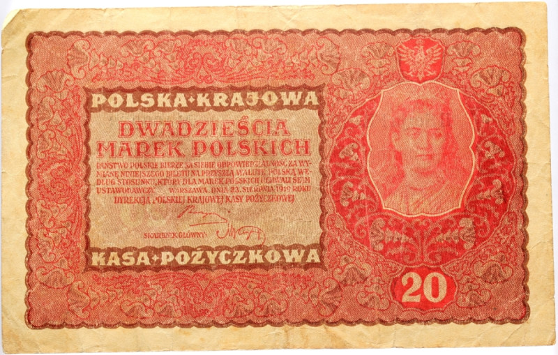 Poland, 20 Marek Polskich, 1919