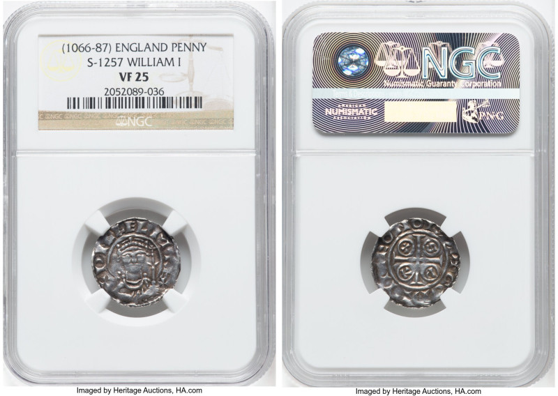 William I, the Conqueror Penny ND (1066-1087) VF25 NGC, S-1257. HID09801242017 ©...