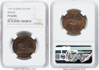 British Colony. Sierra Leone Company bronze Proof Cent 1791 PR62 Brown NGC, Soho mint, KM1. HID09801242017 © 2024 Heritage Auctions | All Rights Reser...