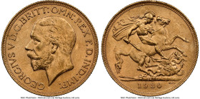 George V gold Sovereign 1930-SA MS63 NGC, Pretoria mint, KM-A22, S-4005. HID09801242017 © 2024 Heritage Auctions | All Rights Reserved