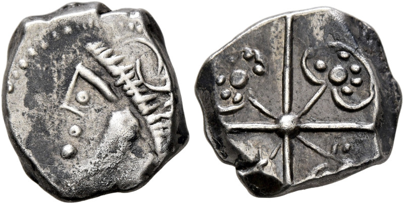 SOUTHERN GAUL. Ruteni. Late 2nd-early 1st century BC. Drachm (Silver, 13 mm, 2.4...