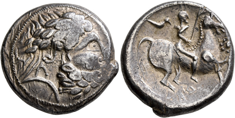 CARPATHIAN REGION. Uncertain tribe. Circa 3rd century BC. Tetradrachm (Silver, 2...