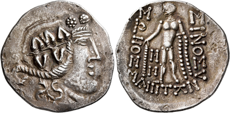 LOWER DANUBE. Imitations of Thasos. Late 2nd-1st century BC. Tetradrachm (Silver...