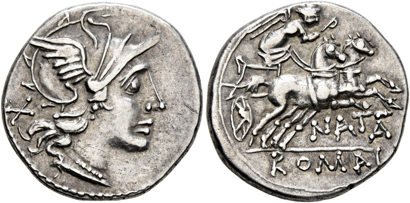 LOWER DANUBE. Geto-Dacians. 1st century BC. 'Denarius' (Silver, 19 mm, 3.75 g, 3...