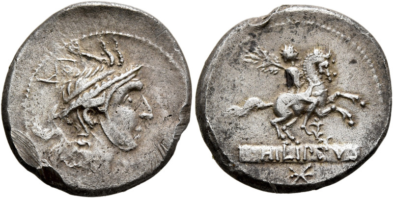 LOWER DANUBE. Geto-Dacians. 1st century BC. 'Denarius' (Silver, 20 mm, 3.86 g, 9...
