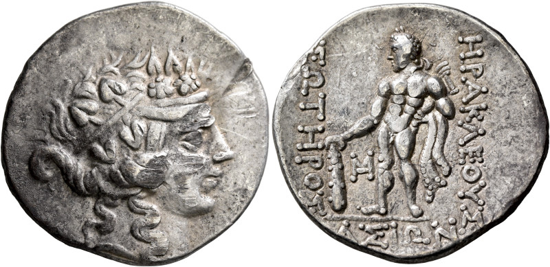 ISLANDS OFF THRACE, Thasos. Circa 148-90/80 BC. Tetradrachm (Silver, 33 mm, 16.6...