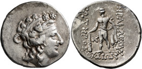 ISLANDS OFF THRACE, Thasos. Circa 148-90/80 BC. Tetradrachm (Silver, 33 mm, 15.99 g, 11 h). Head of Dionysos to right, wearing ivy wreath and taenia. ...