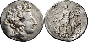 ISLANDS OFF THRACE, Thasos. Circa 148-90/80 BC. Tetradrachm (Silver, 31 mm, 16.61 g, 11 h). Head of Dionysos to right, wearing ivy wreath and taenia. ...