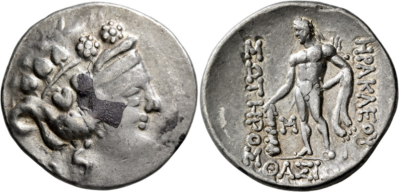 ISLANDS OFF THRACE, Thasos. Circa 148-90/80 BC. Tetradrachm (Silver, 32 mm, 16.6...