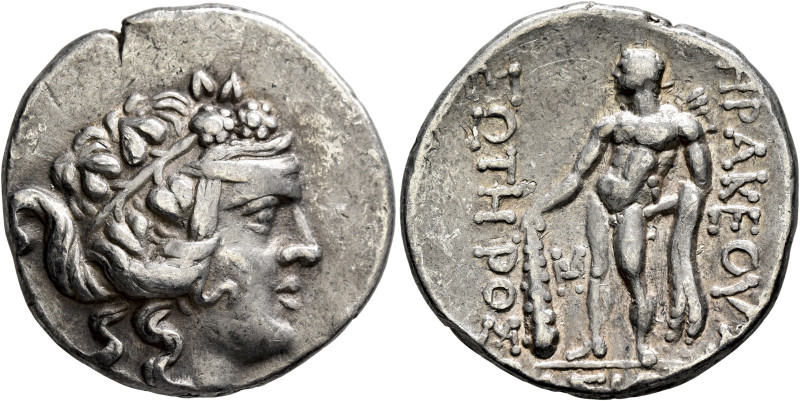 ISLANDS OFF THRACE, Thasos. Circa 148-90/80 BC. Tetradrachm (Silver, 30 mm, 16.7...