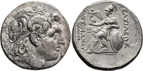 KINGS OF THRACE. Lysimachos, 305-281 BC. Tetradrachm (Silver, 29 mm, 16.61 g, 12 h), Lamsapkos, circa 297/6-282/1. Diademed head of Alexander the Grea...
