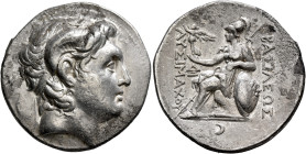 KINGS OF THRACE. Lysimachos, 305-281 BC. Tetradrachm (Silver, 31 mm, 16.99 g, 12 h), Lampsakos, circa 297/6-282/1. Diademed head of Alexander the Grea...