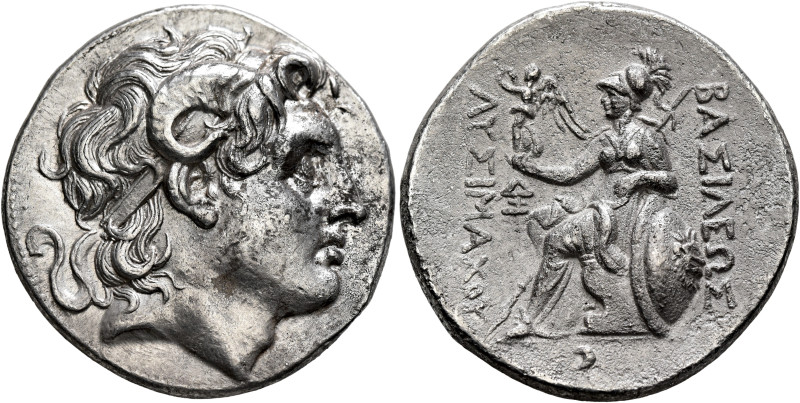 KINGS OF THRACE. Lysimachos, 305-281 BC. Tetradrachm (Silver, 30 mm, 16.87 g, 12...