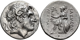 KINGS OF THRACE. Lysimachos, 305-281 BC. Tetradrachm (Silver, 30 mm, 16.87 g, 12 h), Lampsakos, circa 297/6-282/1. Diademed head of Alexander the Grea...
