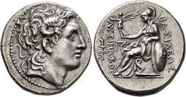 KINGS OF THRACE. Lysimachos, 305-281 BC. Tetradrachm (Silver, 29 mm, 17.33 g, 12 h), Magnesia ad Maeandrum, circa 297/6-282/1. Diademed head of Alexan...