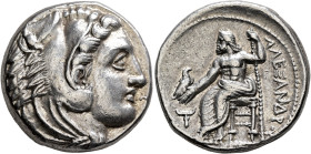 KINGS OF MACEDON. Alexander III ‘the Great’, 336-323 BC. Tetradrachm (Silver, 25 mm, 17.20 g, 3 h), Amphipolis, struck under Antipater, circa 325-323/...