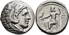 KINGS OF MACEDON. Alexander III ‘the Great’, 336-323 BC. Tetradrachm (Silver, 25 mm, 16.73 g, 3 h), Amphipolis, struck under Antipater, circa 320-317....