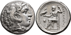 KINGS OF MACEDON. Alexander III ‘the Great’, 336-323 BC. Tetradrachm (Silver, 25 mm, 17.00 g, 7 h), Pella, struck under Kassander, circa 317/6-315/4. ...