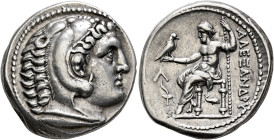KINGS OF MACEDON. Alexander III ‘the Great’, 336-323 BC. Tetradrachm (Silver, 28 mm, 17.39 g, 9 h), Amphipolis, struck under Kassander, circa 307-297....