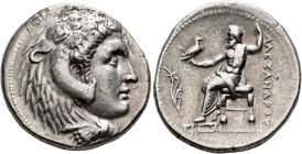 KINGS OF MACEDON. Alexander III ‘the Great’, 336-323 BC. Tetradrachm (Silver, 28 mm, 16.95 g, 12 h), uncertain mint in Greece. Struck under Kassander ...