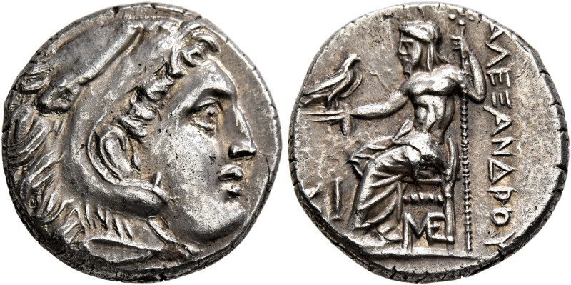 KINGS OF MACEDON. Alexander III ‘the Great’, 336-323 BC. Drachm (Silver, 16 mm, ...
