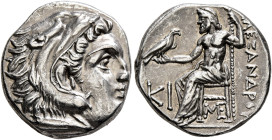 KINGS OF MACEDON. Alexander III ‘the Great’, 336-323 BC. Drachm (Silver, 17 mm, 4.21 g, 12 h), Lampsakos, under Antigonos I Monophthalmos, circa 310-3...